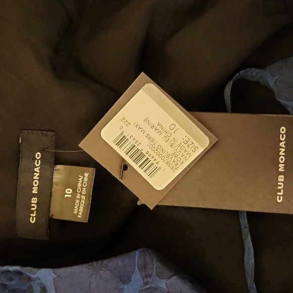 NWT Club Monaco Traveling Tiers Maxi Dress. Size 10, 12 - Picture 12 of 13